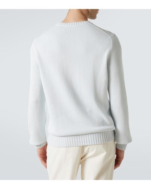 Pullover di Saman Amel in White da Uomo