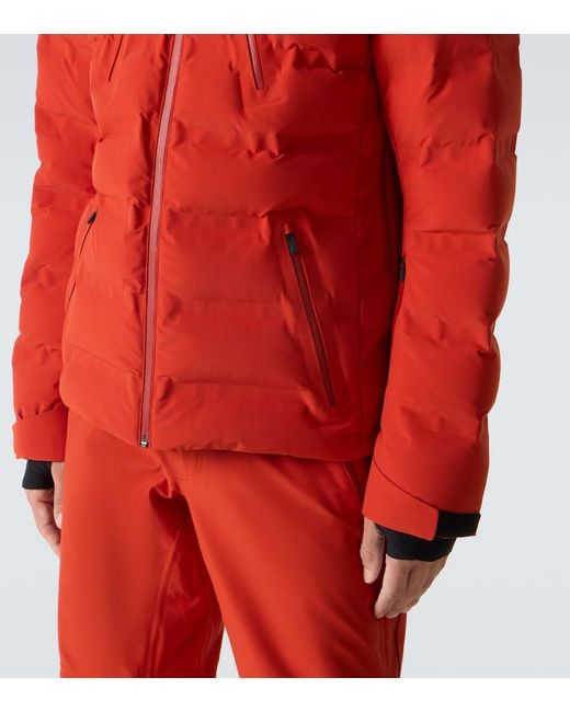 Aztech Mountain Red Nuke Suit Down Ski Jacket for men