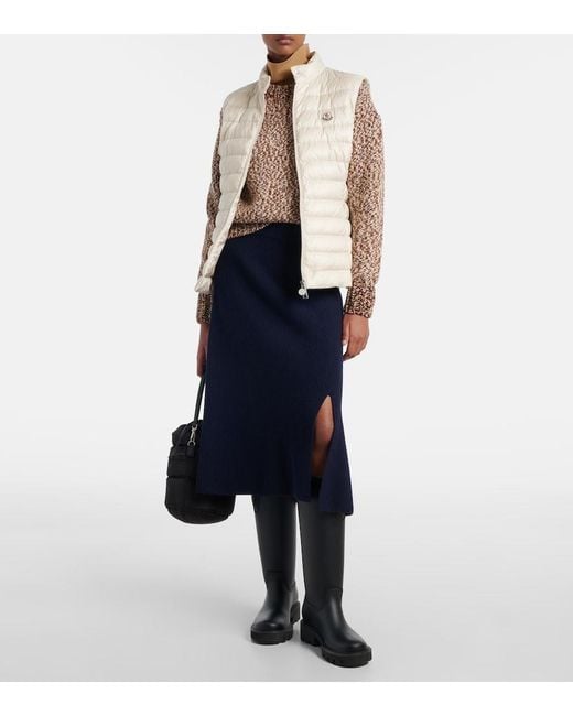 Moncler White Igens Down Vest