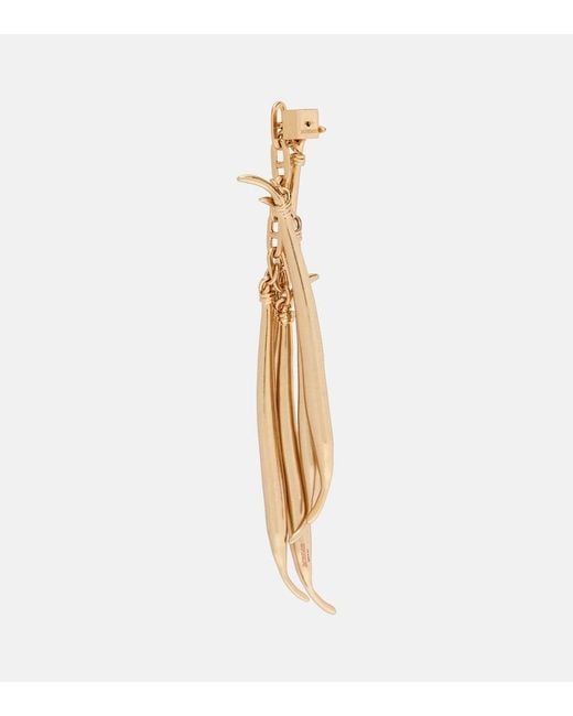 Pendientes Haricots Jacquemus de color Metallic