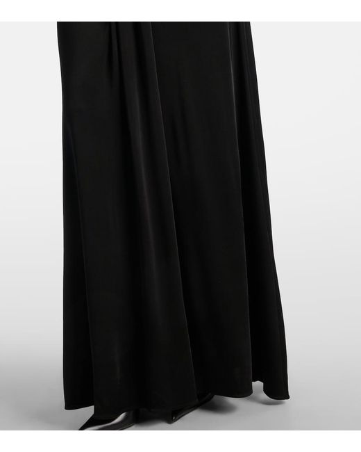 The New Arrivals Ilkyaz Ozel Black Jersey Gown