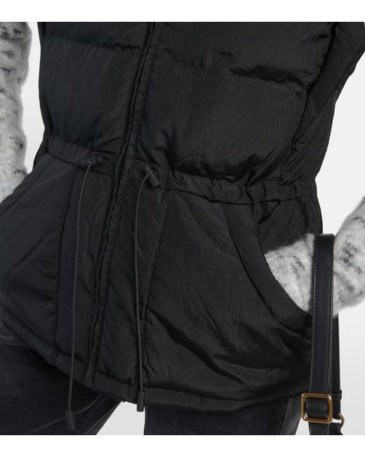 Isabel Marant Black Toby Puffer Vest