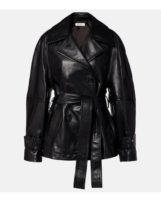 Rohe Black Leather Jacket