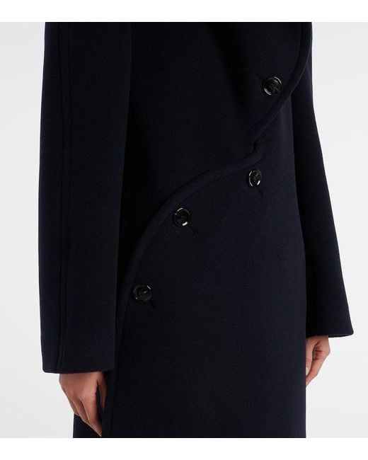 Cappotto Asimmetrico di Alaïa in Blue