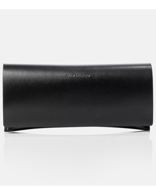 Saint Laurent Brown Eckige Sonnenbrille Sl M103