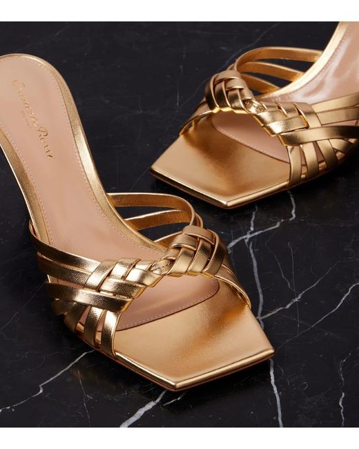 Mules di Gianvito Rossi in Natural