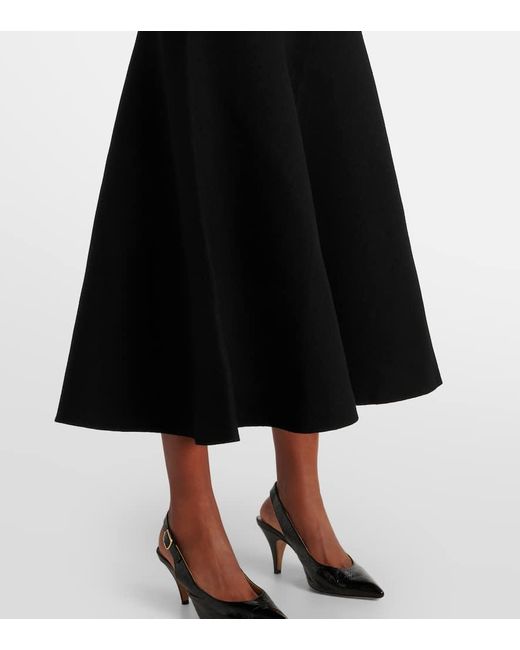 Gonna Midi Gabrielle di Frankie Shop in Black