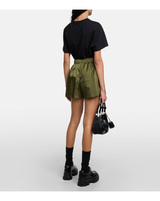 Prada Green Re-nylon Shorts