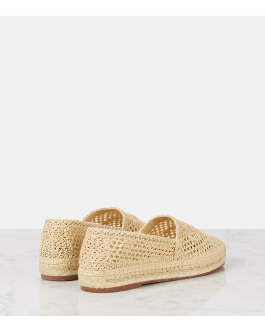 Chloé Natural Isla Espadrilles Aus Häkelmaterial