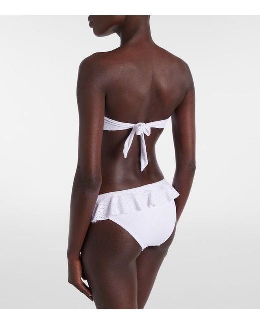 Melissa Odabash Blue Bikini-Oberteil India