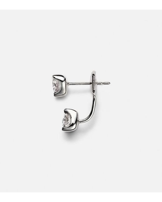 Anita Ko White 18Kt Single Earring With Diamonds