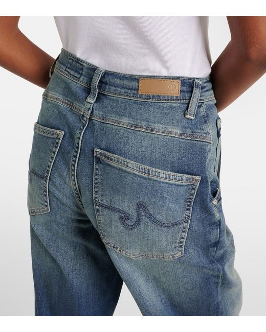 Jeans Barrel Fit De Tiro Alto AG Jeans de color Blue