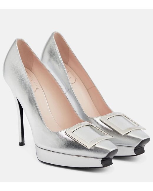 Pumps Trompette di Roger Vivier in White