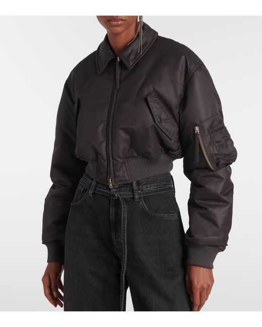 Chaqueta Bomber Acolchada Acne de color Black