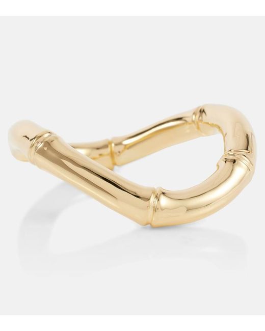 Gucci Metallic Armreif Bamboo