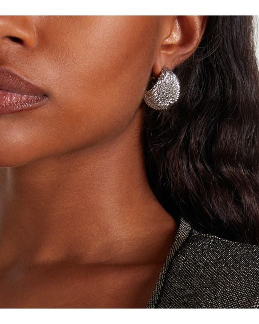 Jacquemus White Herisson Earrings