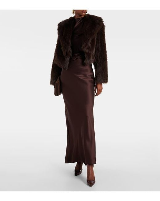 The Sei Brown Cropped Jacket