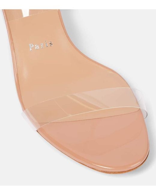 Christian Louboutin Pink Sandalen Just Nothing 55