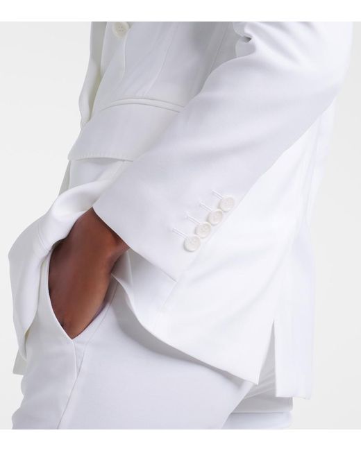 Max Mara White Pagella Cotton Blazer