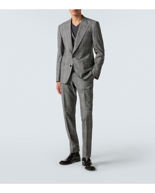 Dolce & Gabbana Gray Wool-Blend Suit for men