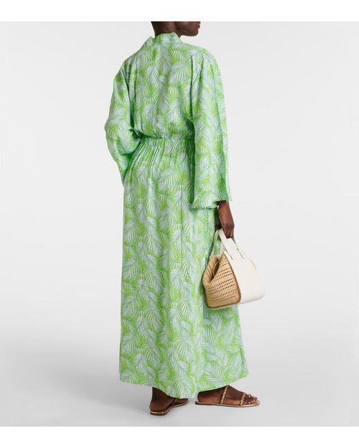 Bata Louisa Estampada Melissa Odabash de color Green