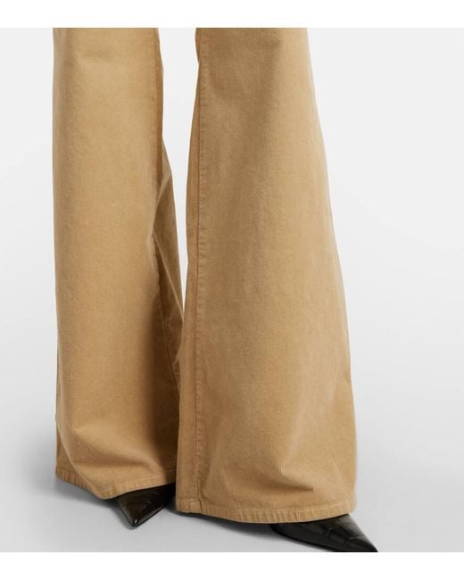 Nili Lotan Natural Weite Hose Florence Aus Cord