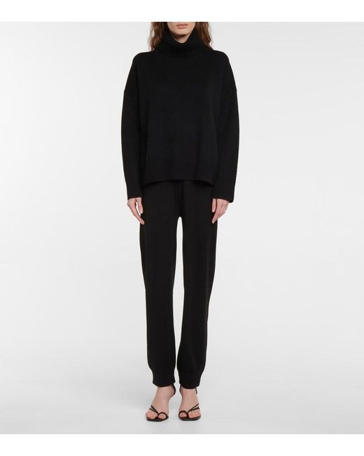 Co. Black Essentials Silk Sweatpants