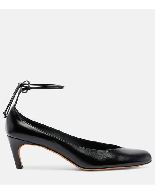Proenza Schouler Black Pumps Uma 60 Aus Leder
