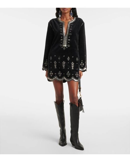 Isabel Marant Black Kleid Helene