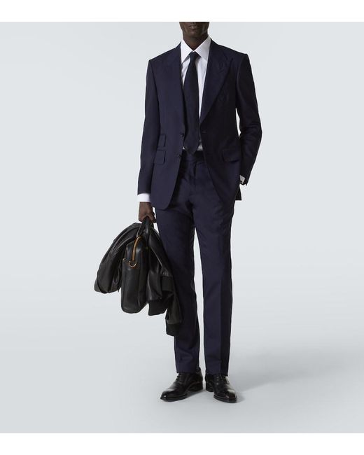Tom Ford White Cotton Poplin Shirt for men