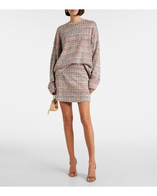 Missoni Multicolor Sequined Lame Miniskirt