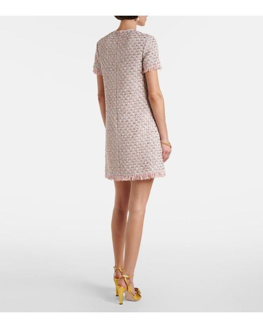 Valentino Multicolor Embellished Minidress