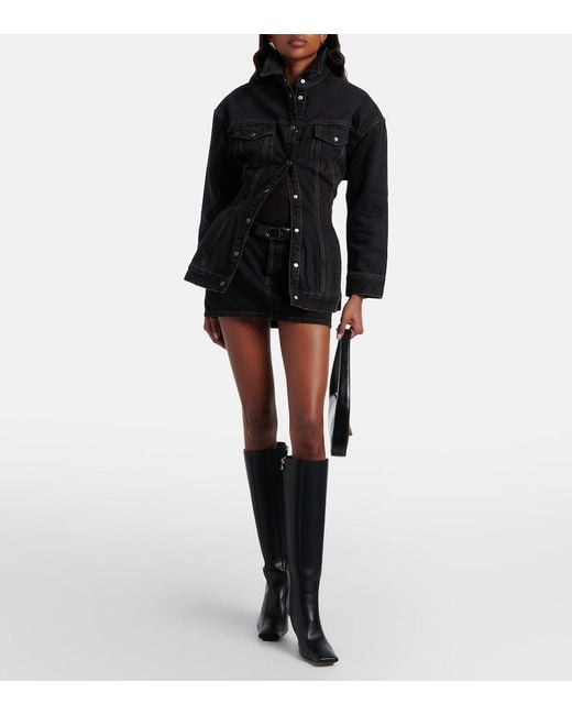 Wardrobe NYC Black Mesh Bodysuit