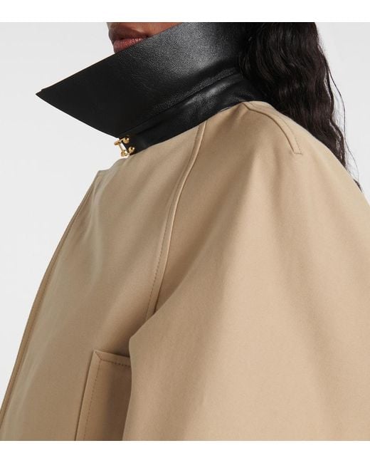Givenchy Natural Cropped Cotton And Wool Jacket