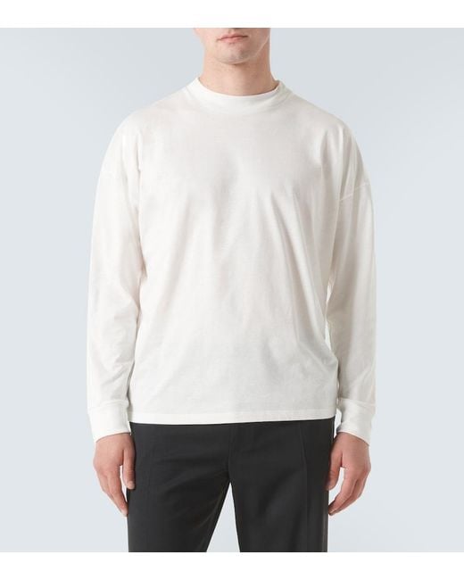 The Row White Drago Cotton Sweatshirt for men