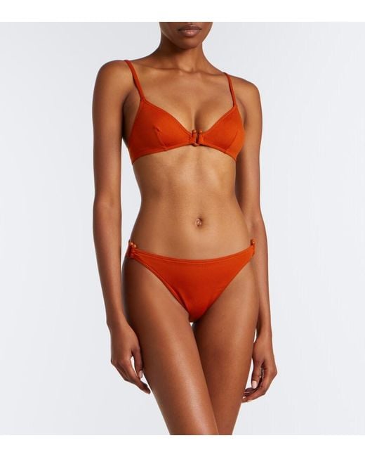 Eres Red Stylish Bikini Top
