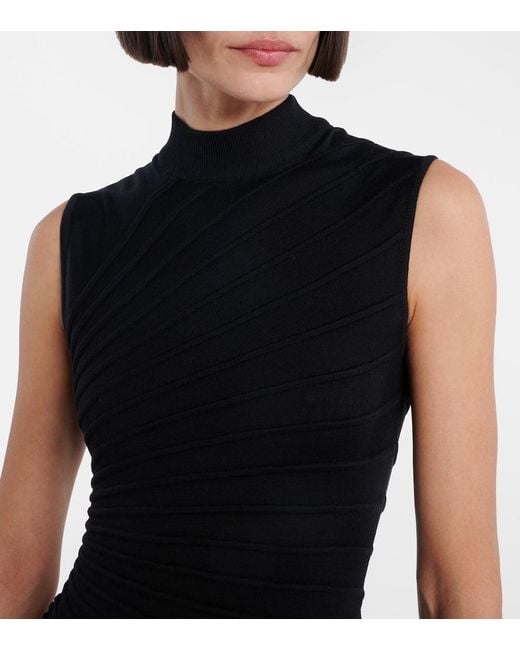 Alaïa Black Asymmetrical Dress