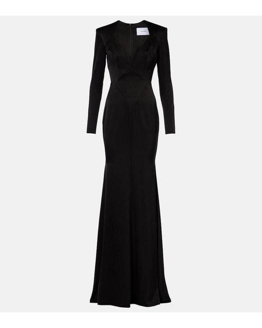 Alex Perry Women's Black Satin Crepe Gown - ohana-automobiles.fr
