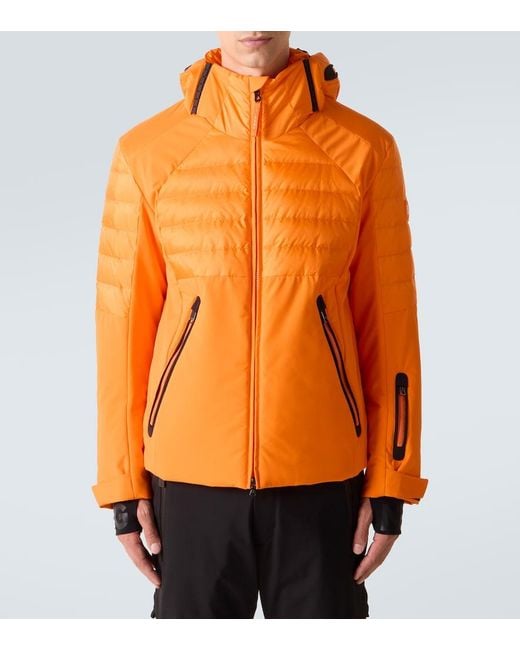 Bogner Orange Henik Ski Down Jacket for men
