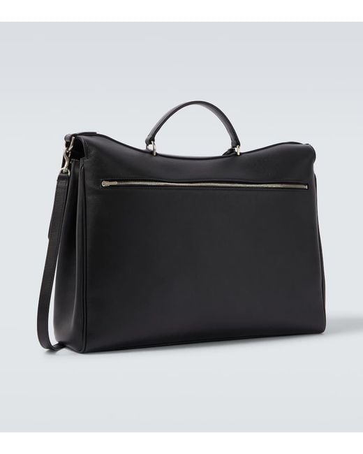 Balenciaga Aktentasche Rodeo Aus Leder in Black für Herren