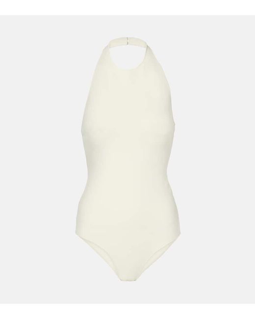 Roland Mouret White Halterneck Bodysuit