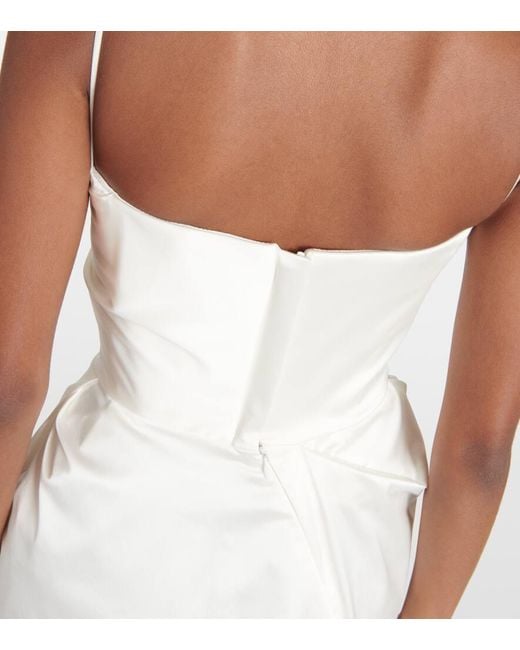 Vivienne Westwood White Bridal Venus Satin Minidress