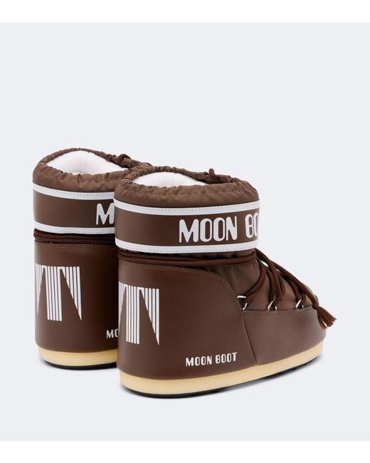 Moon Boot Brown Icon Low Snow Boots