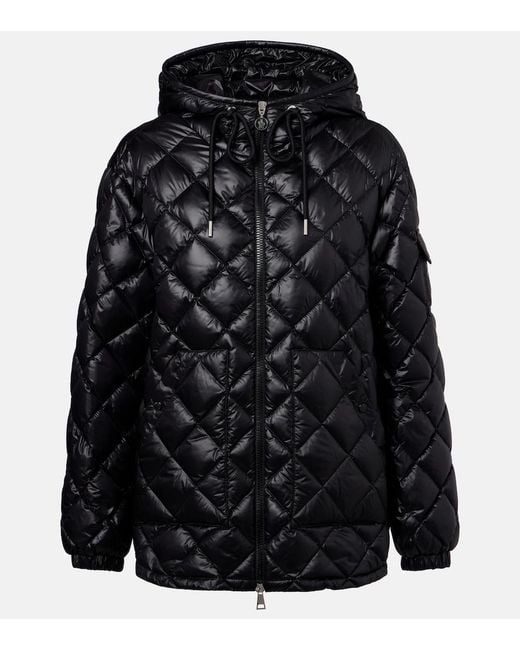 Moncler Black Quilted Down Jacket