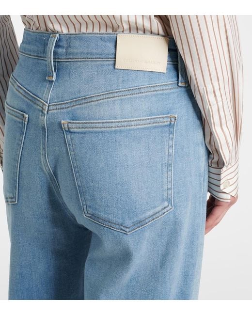 Citizens of Humanity Blue Palma High-Rise Straight Jeans