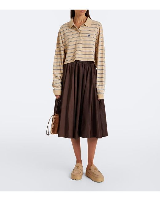 Prada Natural Suede Mules