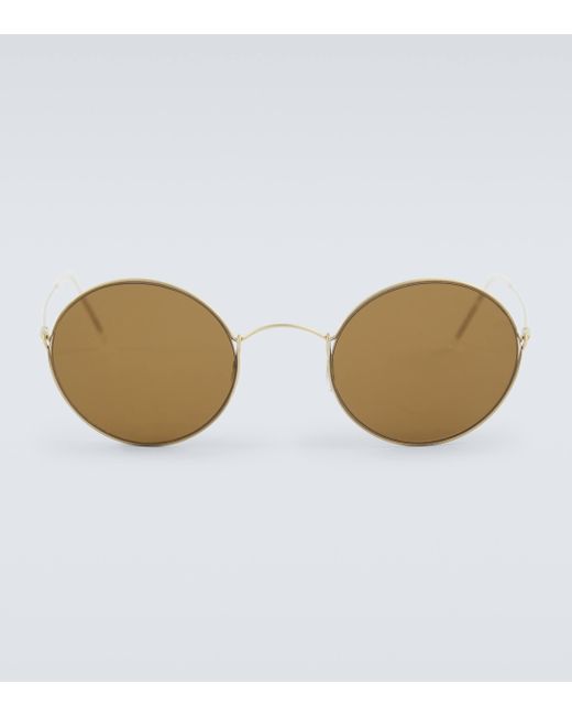 Giorgio Armani Brown Round Sunglasses for men