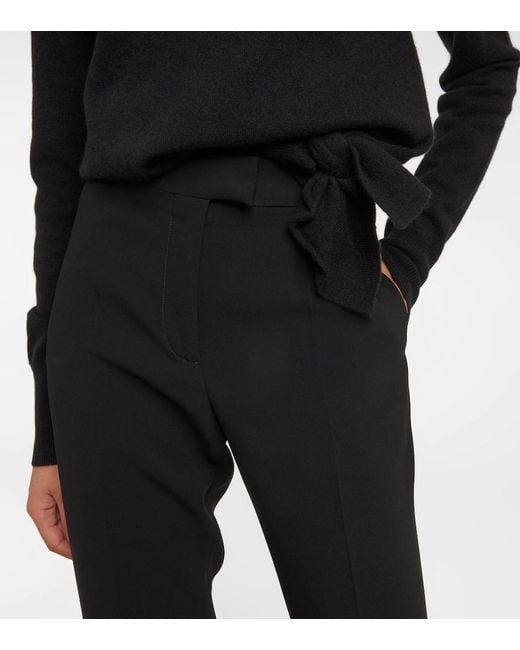 Altuzarra Black Todd Mid-Rise Pants