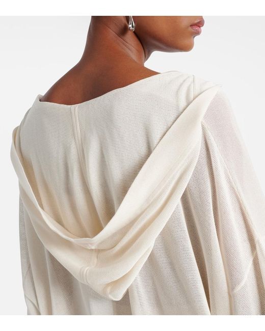 Max Mara White Didy Knitted Cotton-Blend Shirt