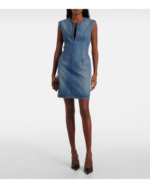 Stella McCartney Blue Denim Minidress